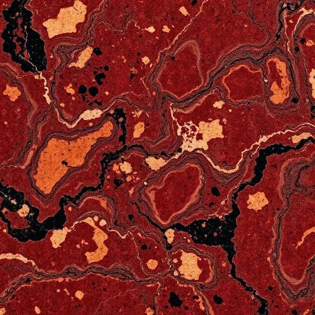 Typhoon Bordeaux granite slab texture from Brazil